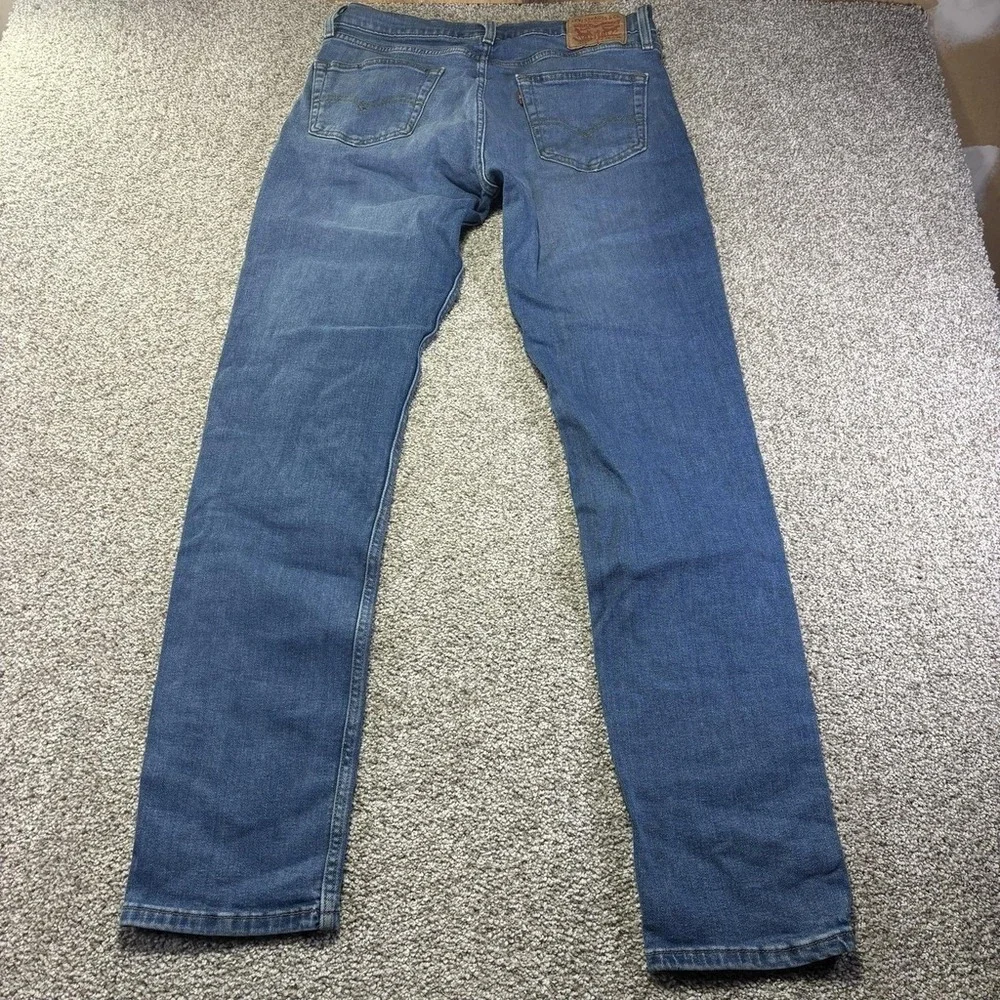 Levis 511 Slim Straight Jeans Mens 34x36 Medium Wash Blue Stretch 04511-3920